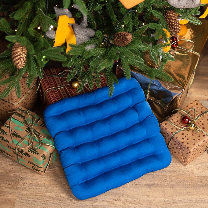 BIO TEXTILES Подушка-сидушка на стул с лузгой гречихи – фото 3