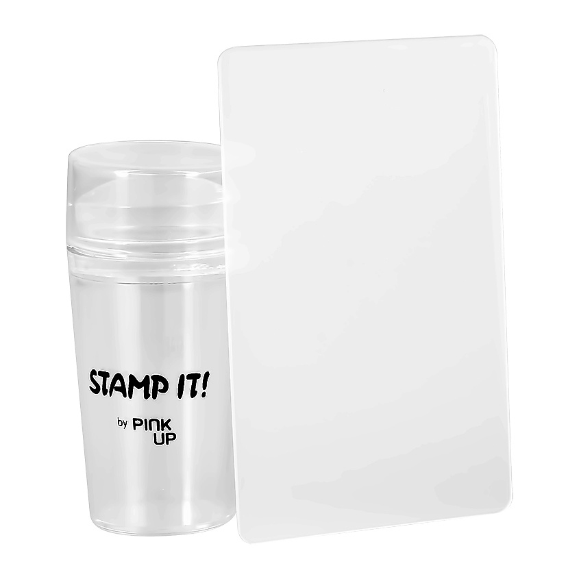 PINK UP Штамп и скрапер для стемпинга STAMP IT! – фото 3