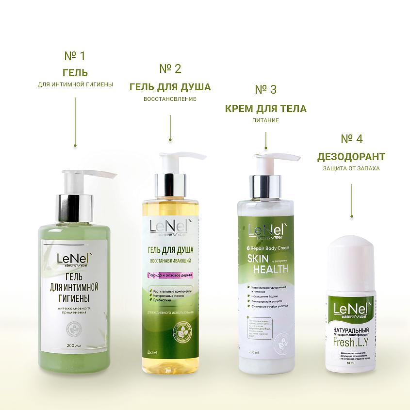 LENEL':SDELANOVSIBIRI Крем для тела "Skin Health by sea power" регенерация кожи – фото 6