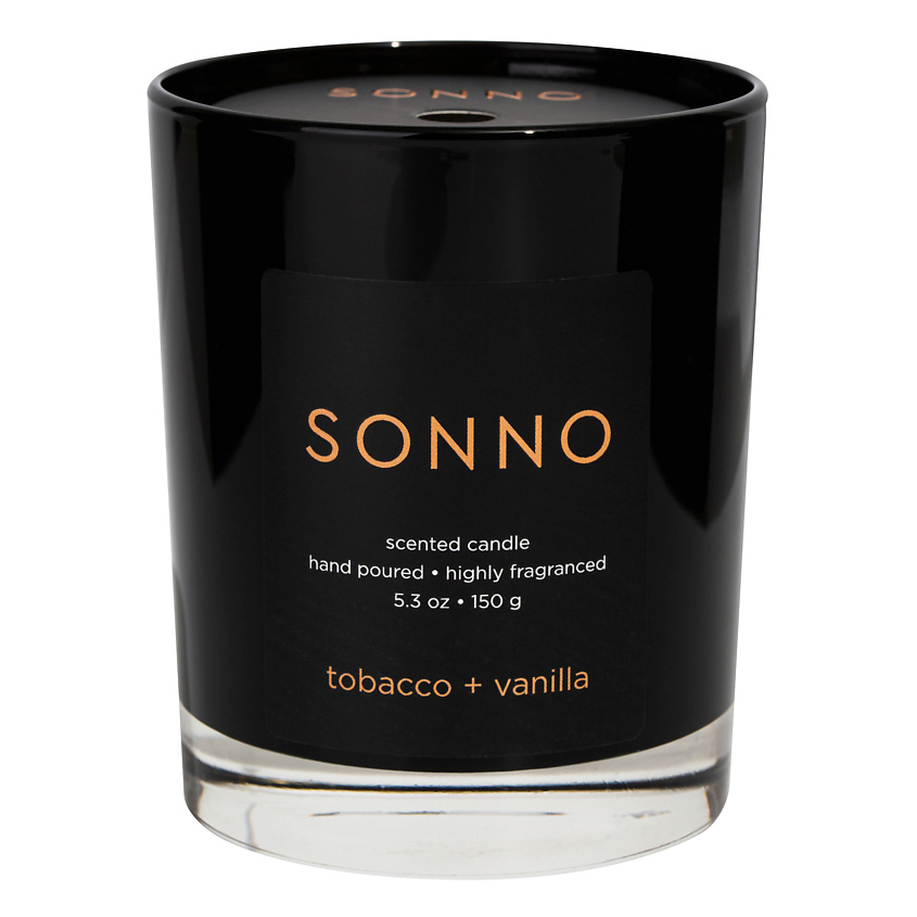 SONNO Ароматическая свеча Tobacco&nbsp;+ Vanilla – фото 4