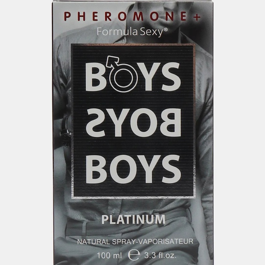 FORMULA SEXY Парфюмированный лосьон с феромонами Boys Platinum розмарин шалфей амбра – фото 2