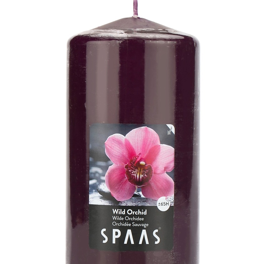 SPAAS Свеча-столбик ароматическая Дикая орхидея – фото 6