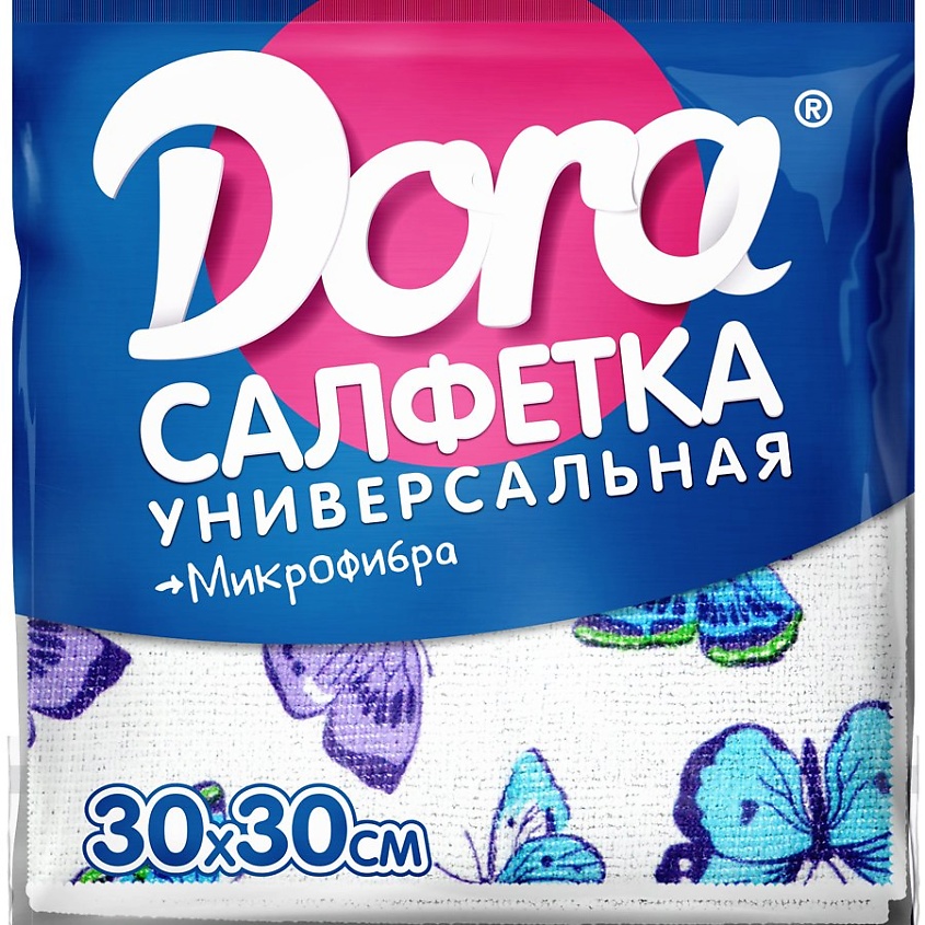 DORA Салфетка из микрофибры с цветным рисунком – фото 4