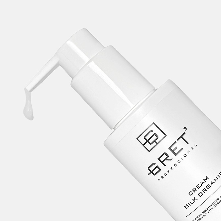 GRET Professional Несмываемое крем-молочко для всех типов волос CREAM-MILK ORGANIC – фото 2