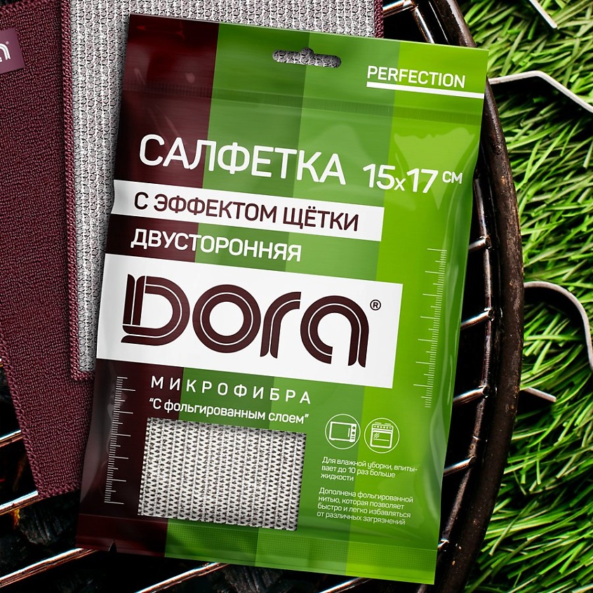 DORA Салфетка из микрофибры С эффектом щетки – фото 4