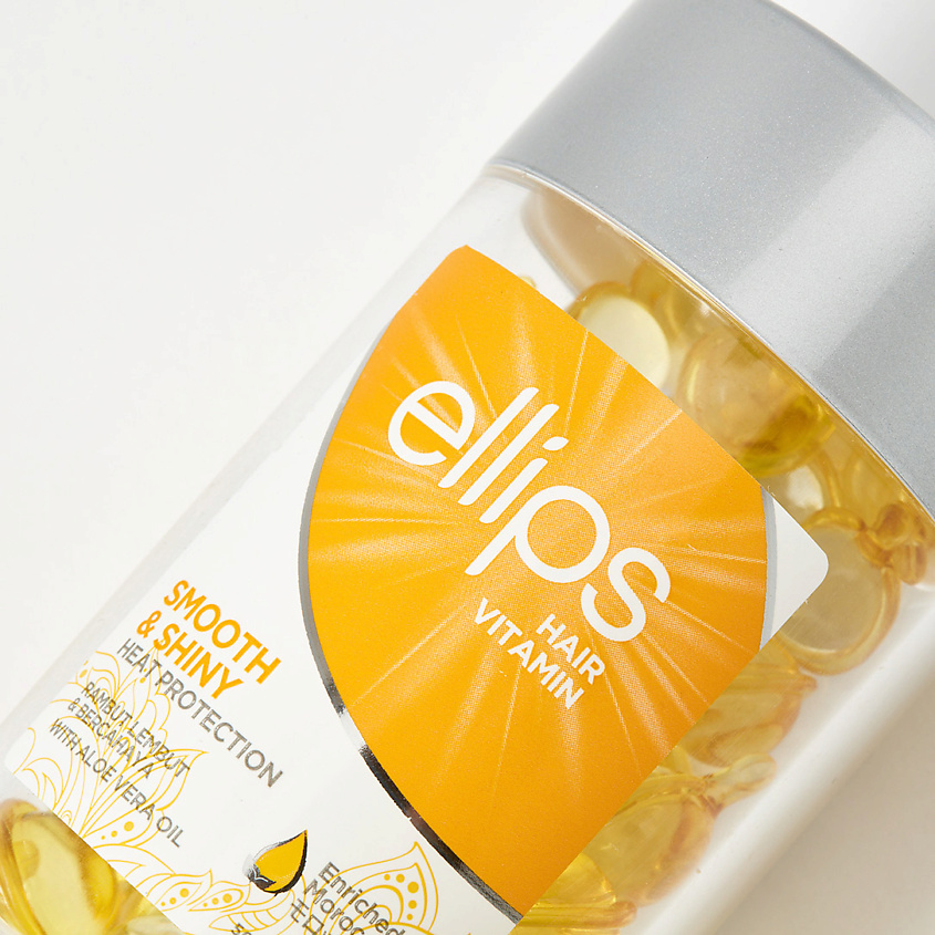 ELLIPS Hair Vitamin Smooth & Shiny Масло для питания тонких волос – фото 4