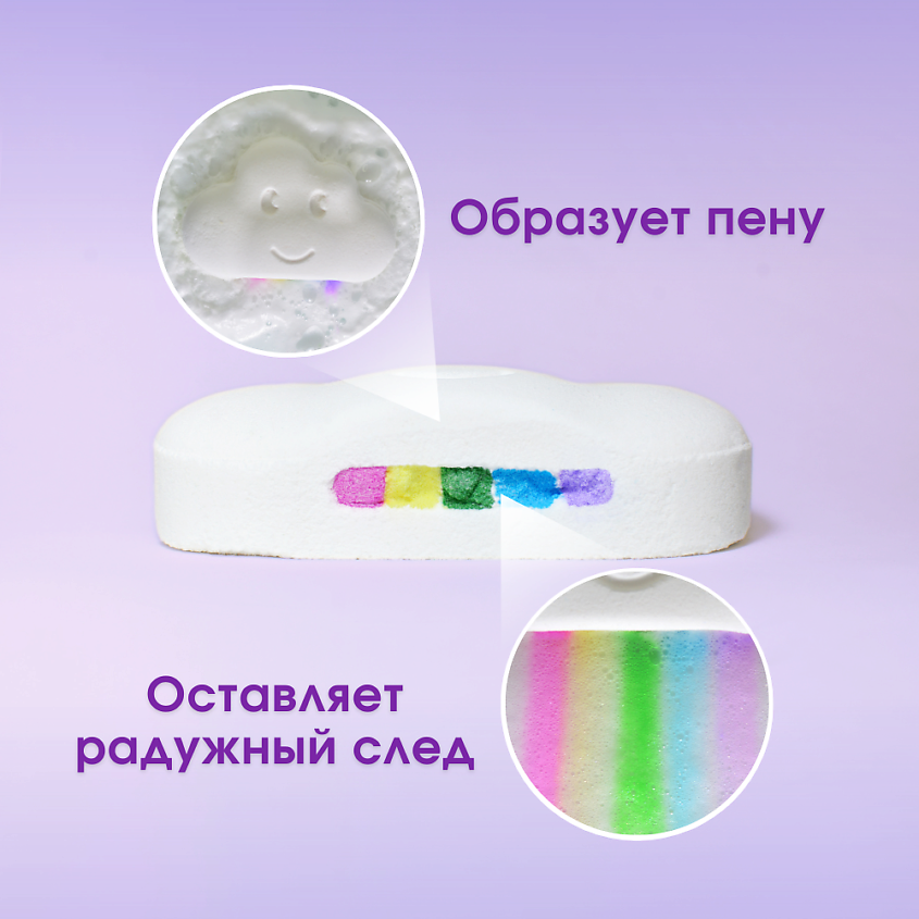 LABORATORY KATRIN Набор бомбочек для ванны "Magic mini box" облако и бомбочки с шиммером – фото 4
