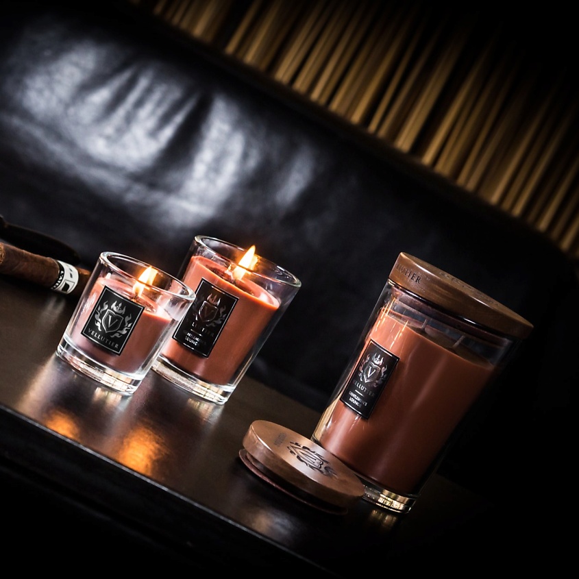 VELLUTIER Свеча Клуб джентельменов Gentlemen's Lounge, 515 г – фото 7