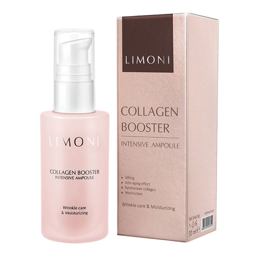 LIMONI Сыворотка для лица увлажняющая с коллагеном и гиалуроновой кислотой Collagen Booster – фото 8