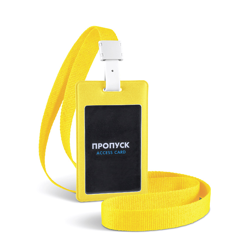 FLEXPOCKET Пластиковый карман для бейджа или пропуска на ленте – фото 2