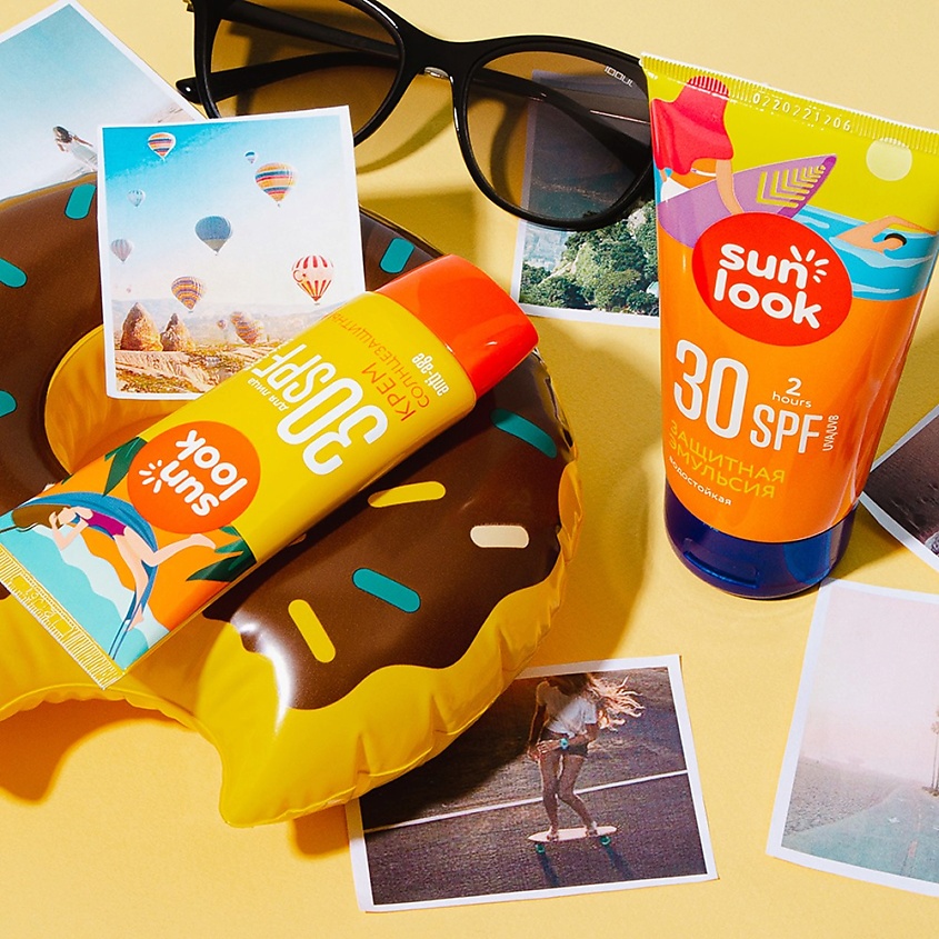 SUN LOOK Эмульсия для тела солнцезащитная водостойкая spf-30 – фото 6