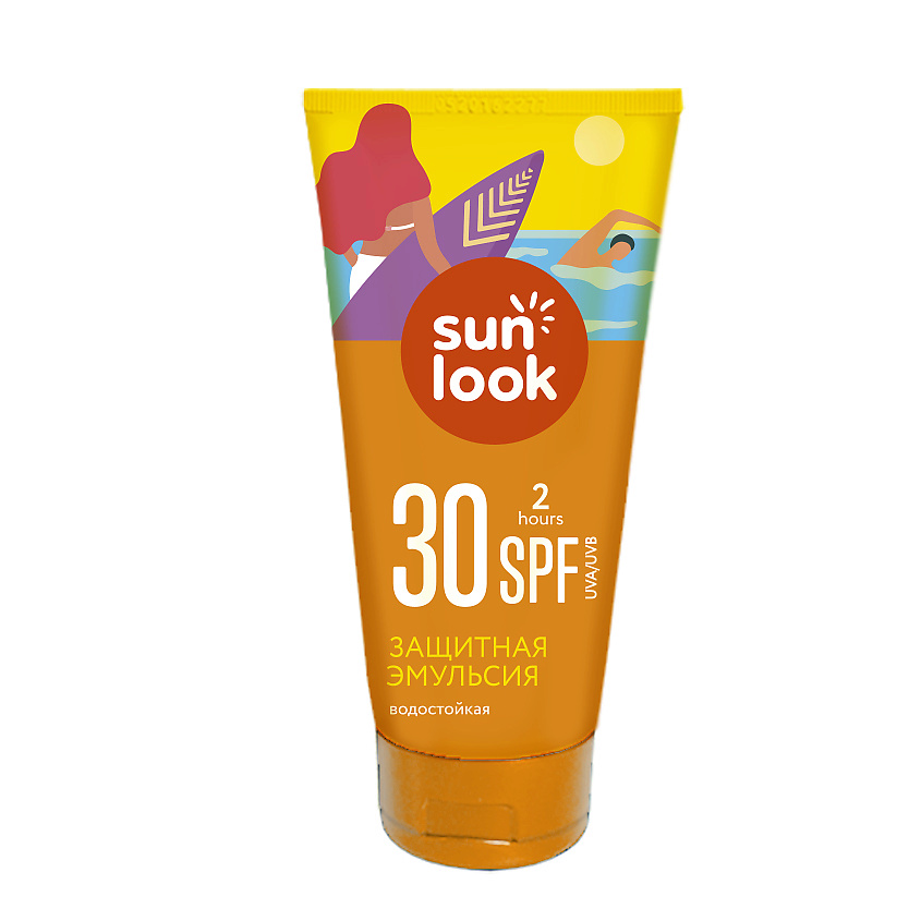 SUN LOOK Эмульсия для тела солнцезащитная водостойкая spf-30 – фото 4