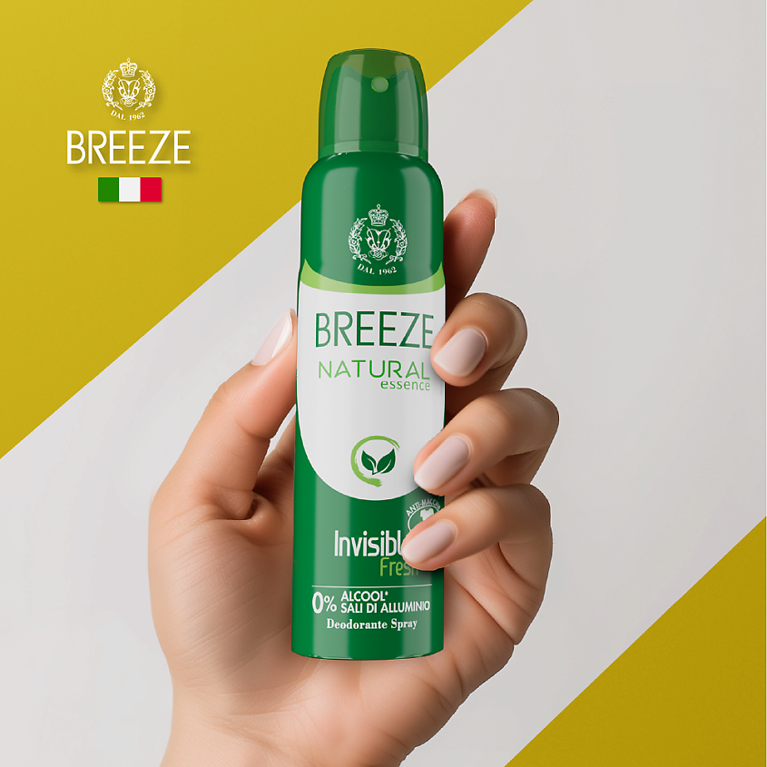BREEZE Дезодорант для тела в аэрозольной упаковке Natural ESSENCE – фото 2