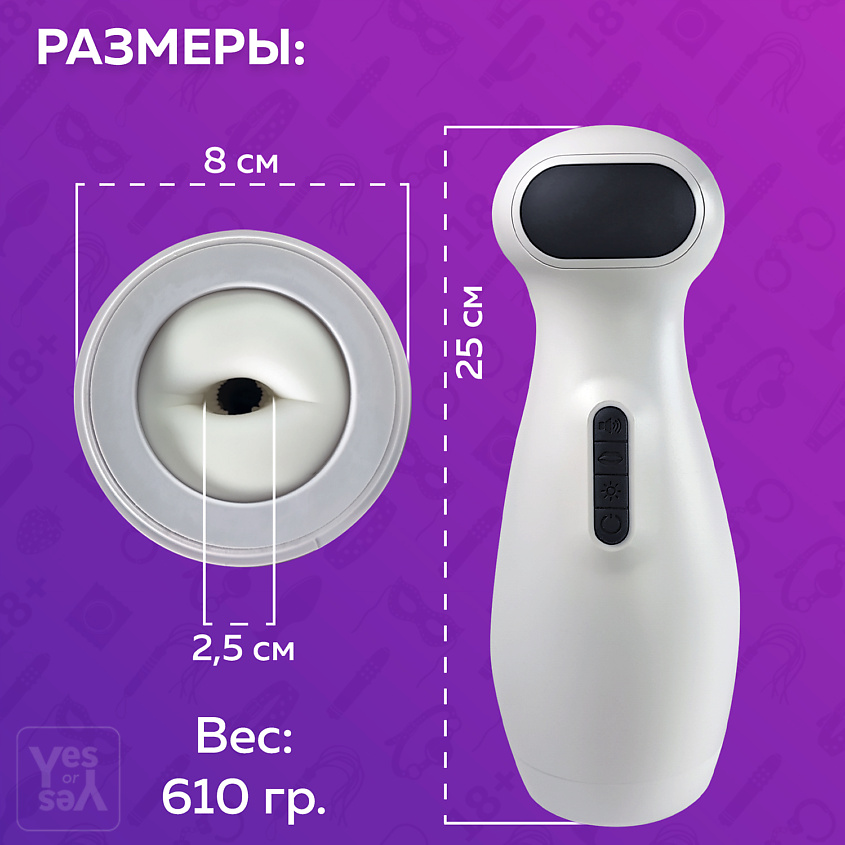 YESORYES Умный мастурбатор "Робот" – фото 7