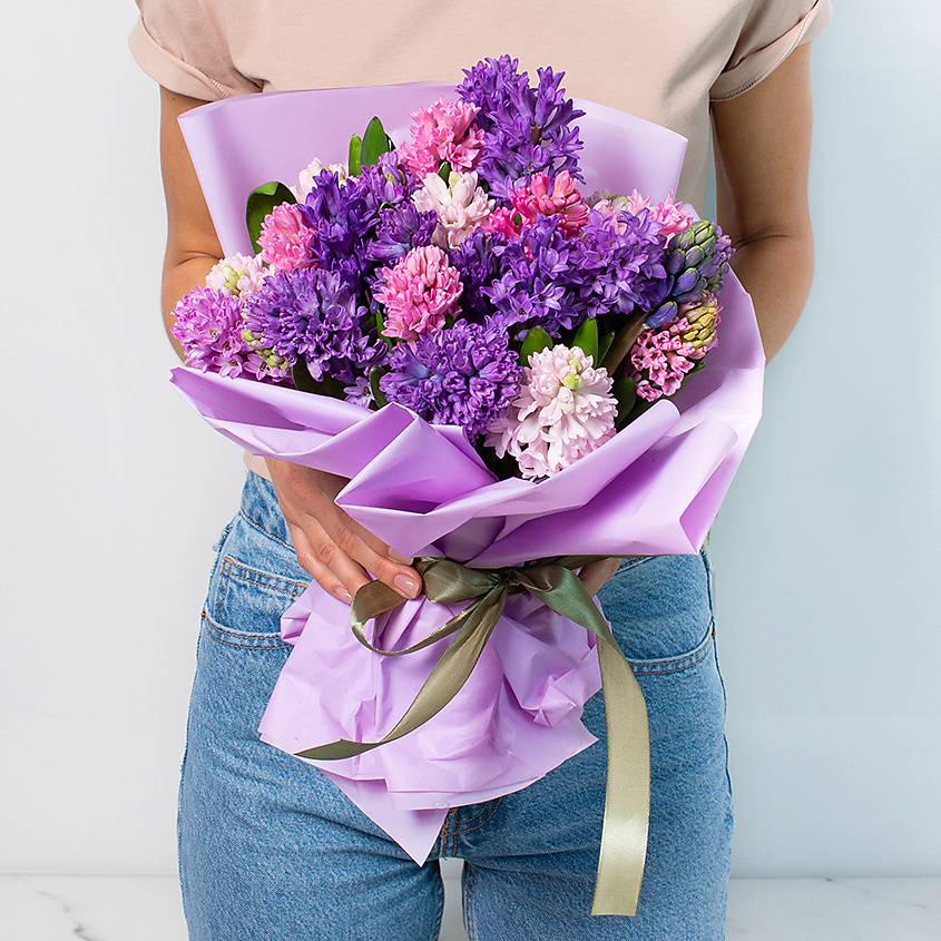 ЛЭТУАЛЬ FLOWERS Букет из гиацинтов 25 шт. – фото 2