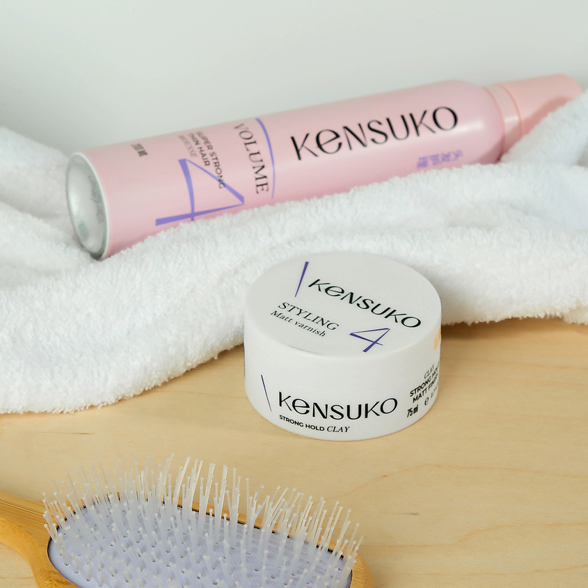 KENSUKO Глина для укладки волос CREATE сильной фиксации – фото 9