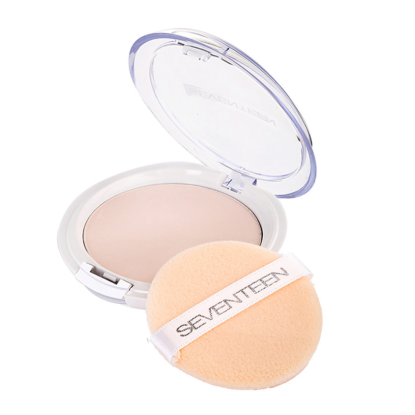 SEVEN7EEN Компактная пудра для лица с Алоэ Вера SPF15 Natural Silky Transparent – фото 2