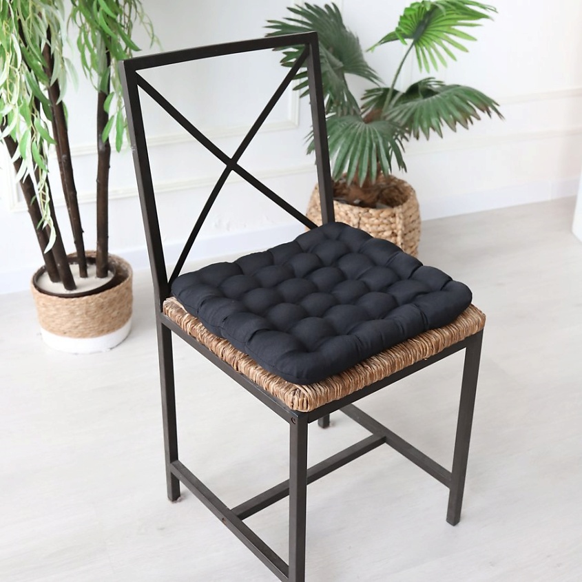 BIO TEXTILES Подушка - сидушка на стул с лузгой гречихи – фото 3