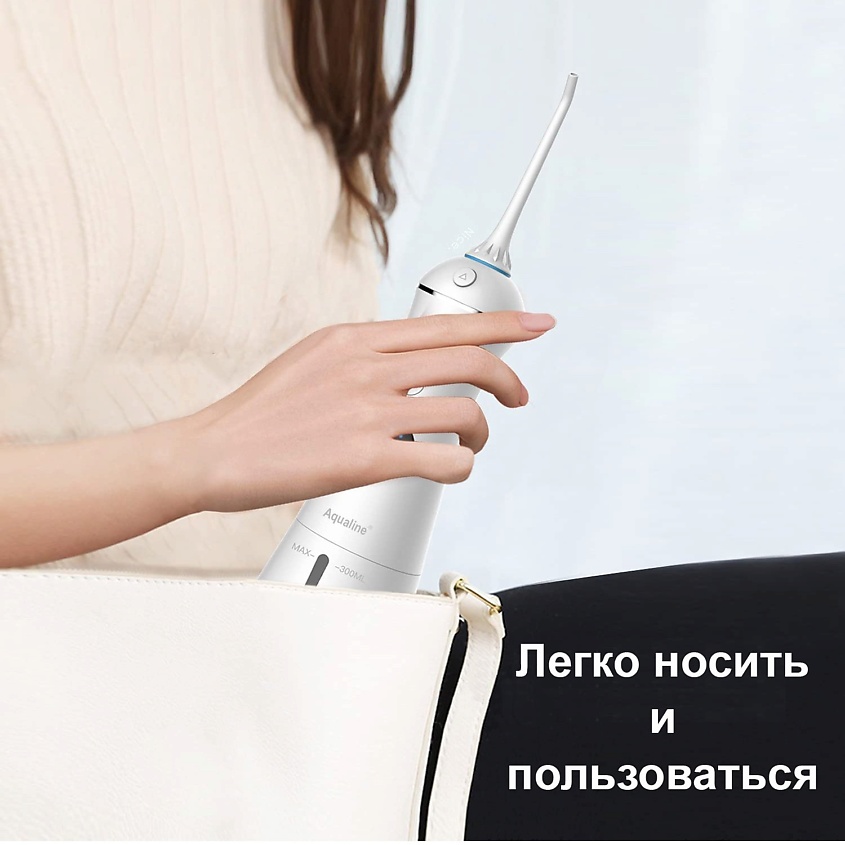 AQUALINE Портативный ирригатор для полости рта PDPRO – фото 9