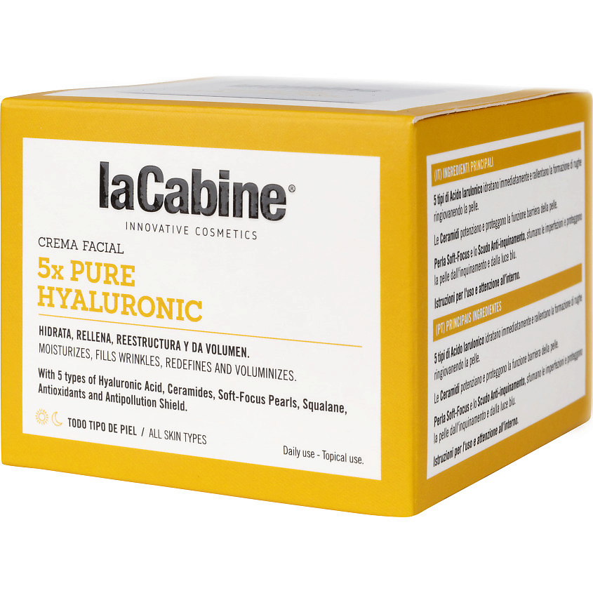 LA CABINE Крем для интенсивного увлажнения с гиалуроновой кислотой HYALURONIC CREAM – фото 4