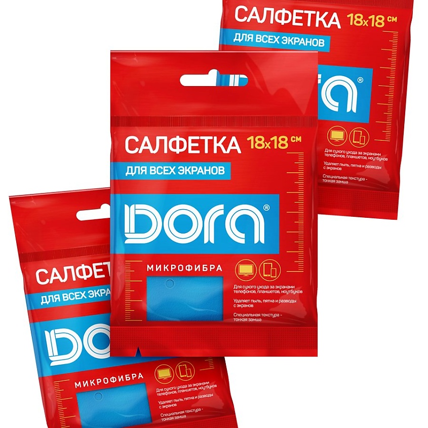 DORA Салфетка из микрофибры Для всех экранов – фото 5