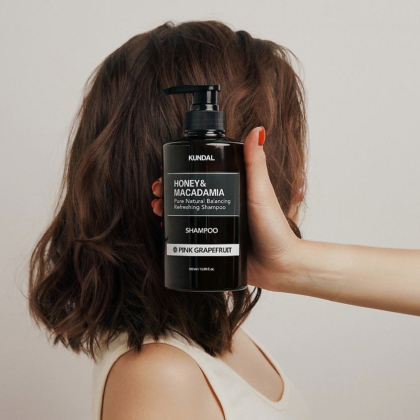 KUNDAL Шампунь для волос Розовый грейпфрут Honey & Macadamia Shampoo – фото 4