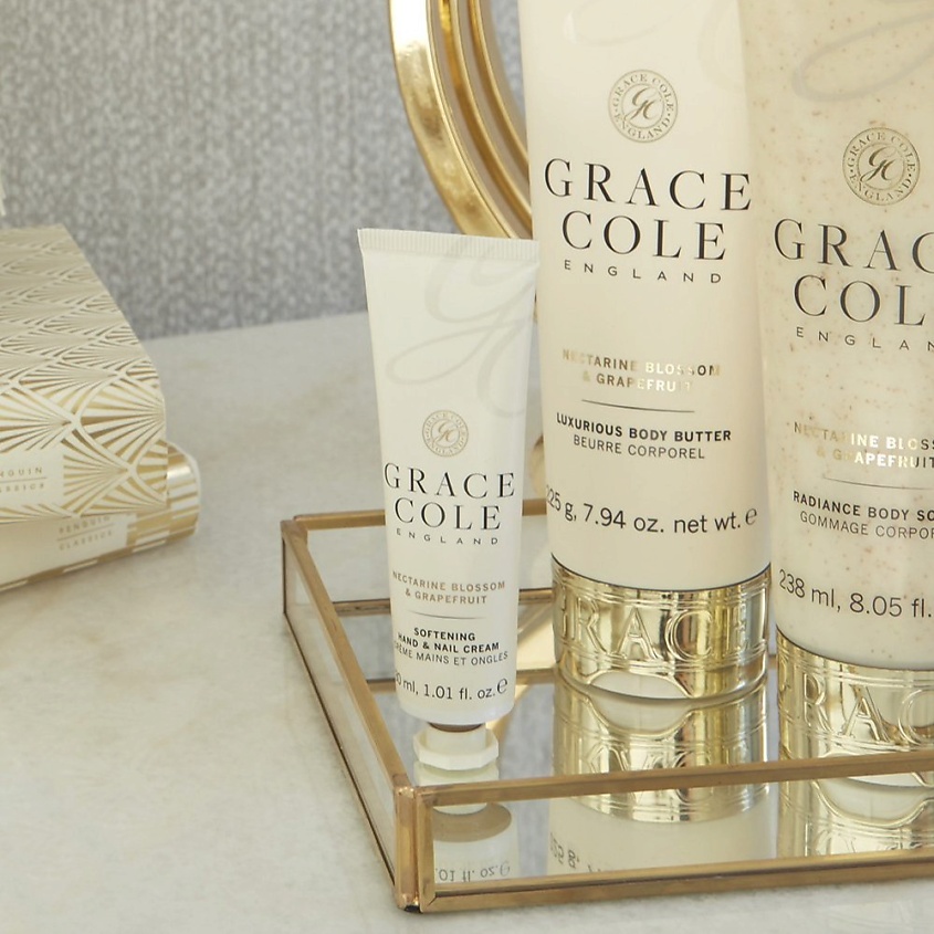 GRACE COLE Крем для рук Цветок нектарина и грейпфрут Nectarine Blossom & Grapefruit – фото 3