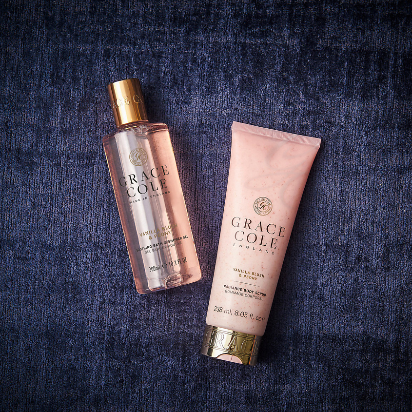 GRACE COLE Гель для ванны и душа Ваниль и пион Vanilla Blush & Peony – фото 2
