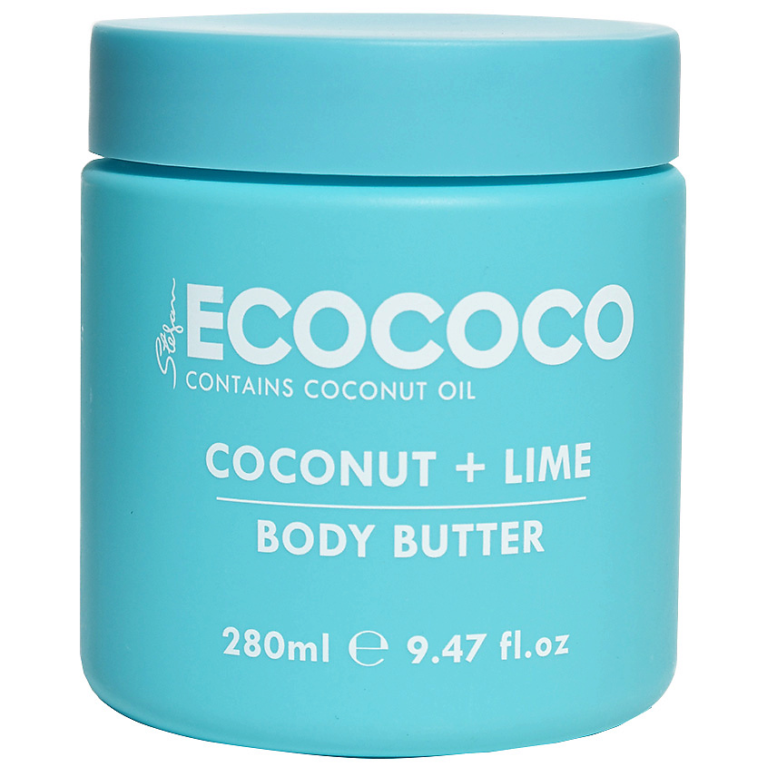 ECOCOCO Крем-масло для тела питательное Лайм и Кокос Coconut + Lime Body Butter – фото 2