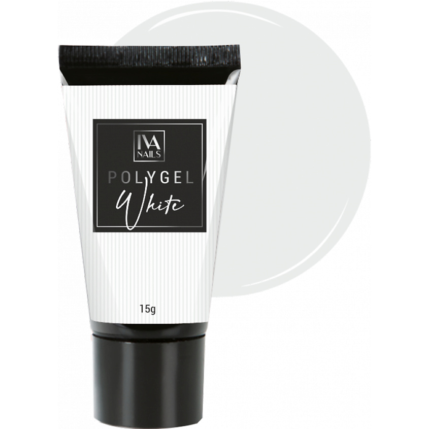 IVA NAILS Полигель для моделирования и укрепления ногтей Polygel White – фото 2
