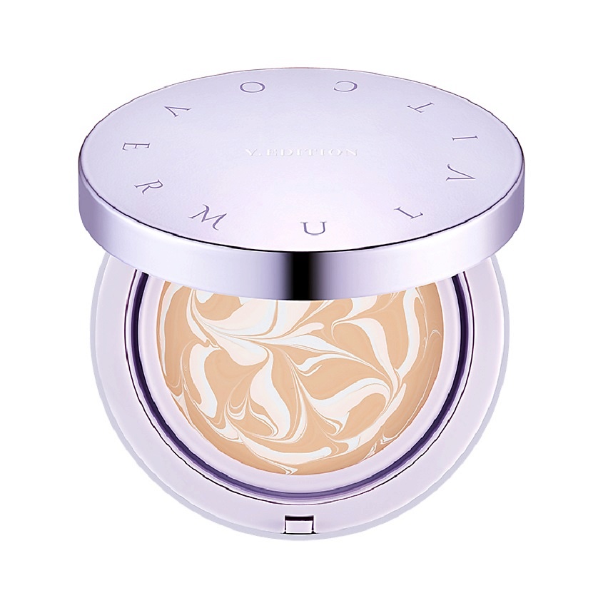 DR.PEPTI Крем-хайлайтер V.EDITION PHYTO CERAMIC COVER ESSENCE PACT SPF50+/PA++ – фото 1