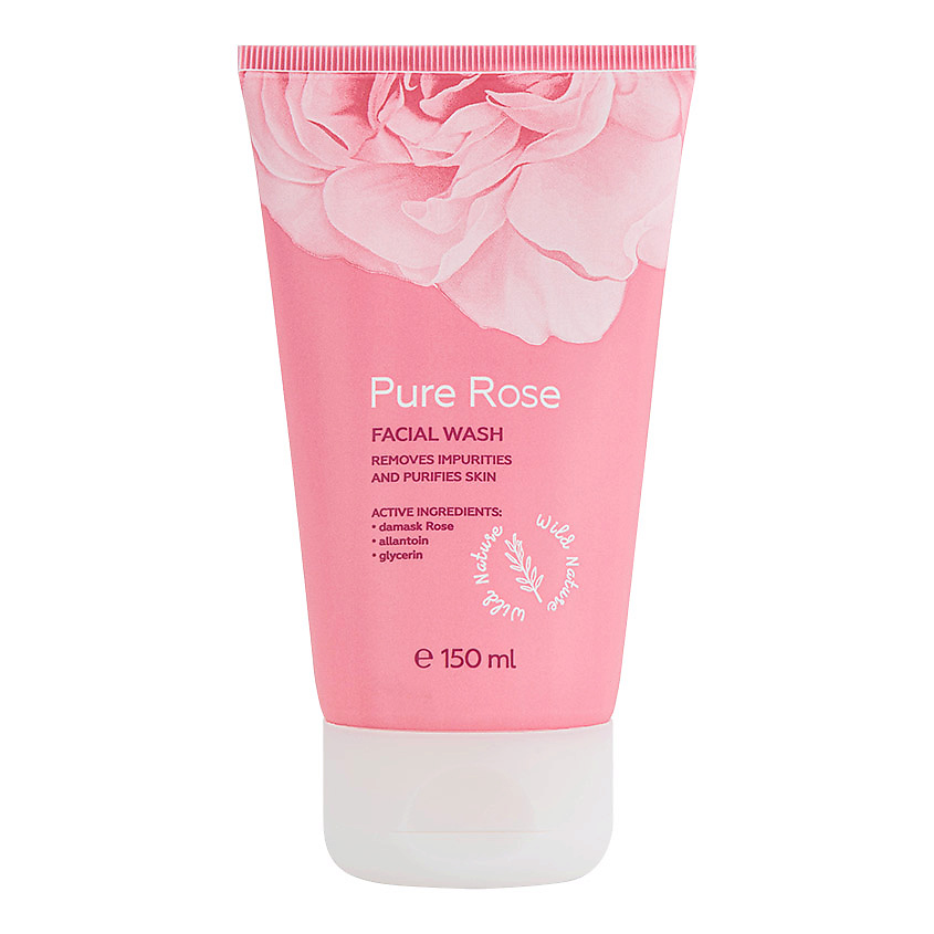 WILD NATURE Гель для умывания Pure Rose Facial Wash – фото 2