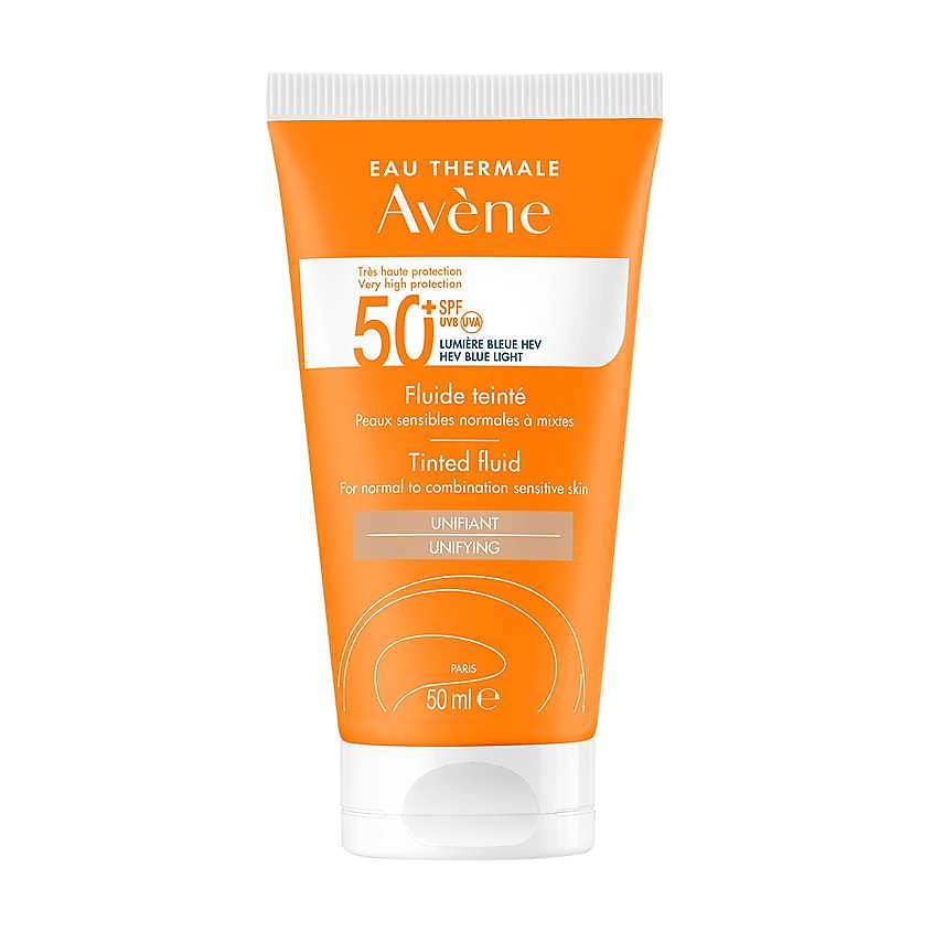 AVENE Флюид для лица солнцезащитный тонирующий SPF50 Tinted Fluid – фото 1