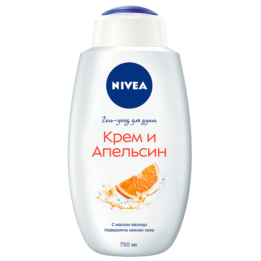 NIVEA Гель-уход для душа "Крем апельсин" – фото 1