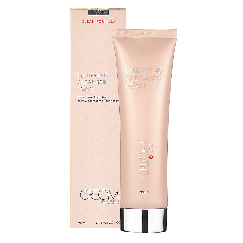 CREOM Очищающая крем-пенка для умывания Purifying Cleanser Foam – фото 2