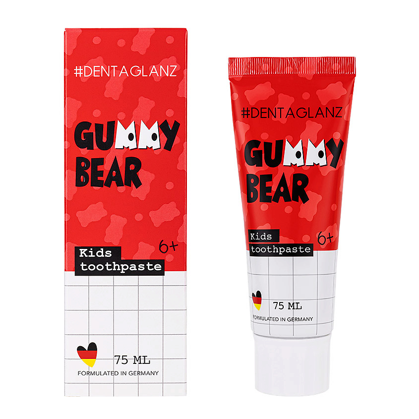 #DENTAGLANZ Детская зубная паста Gummy Bear Kids Toothpaste – фото 2