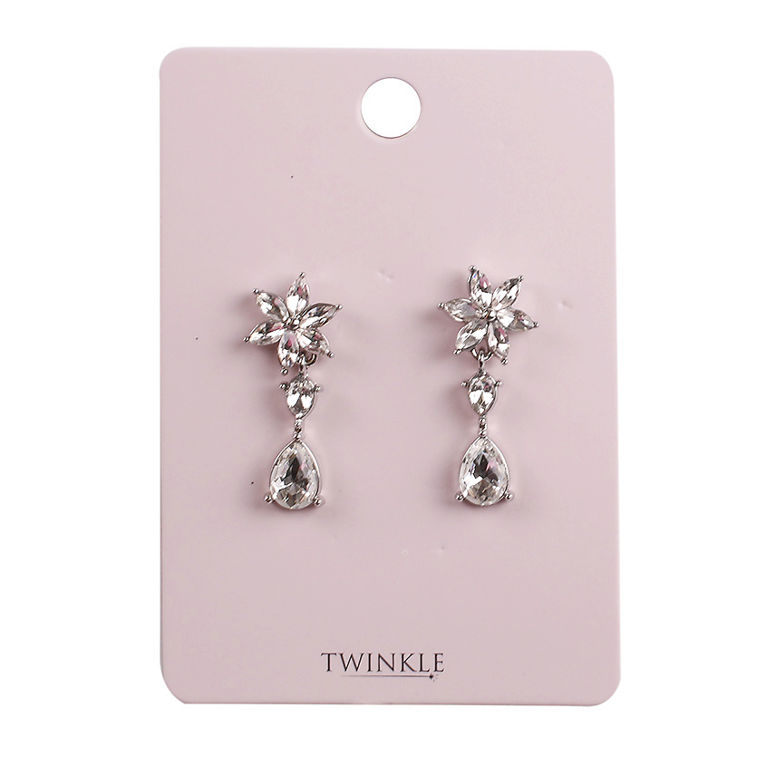TWINKLE Серьги Flowers+Drops – фото 2