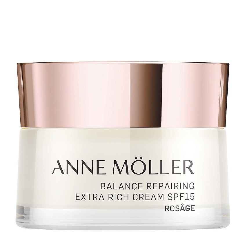 ANNE MOLLER Крем для лица супер-питательный Rosage Balance Repairing Extra-Rich Cream SPF15 – фото 1