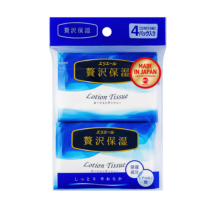 ELLEAIR Салфетки бумажные (платочки) Lotion Tissue – фото 1
