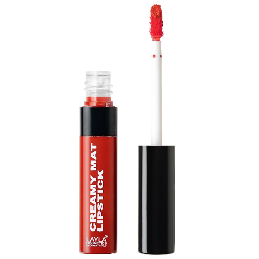 LAYLA Помада для губ кремовая матовая Creamy Mat Lip Color, N.4, 8 мл – фото 1
