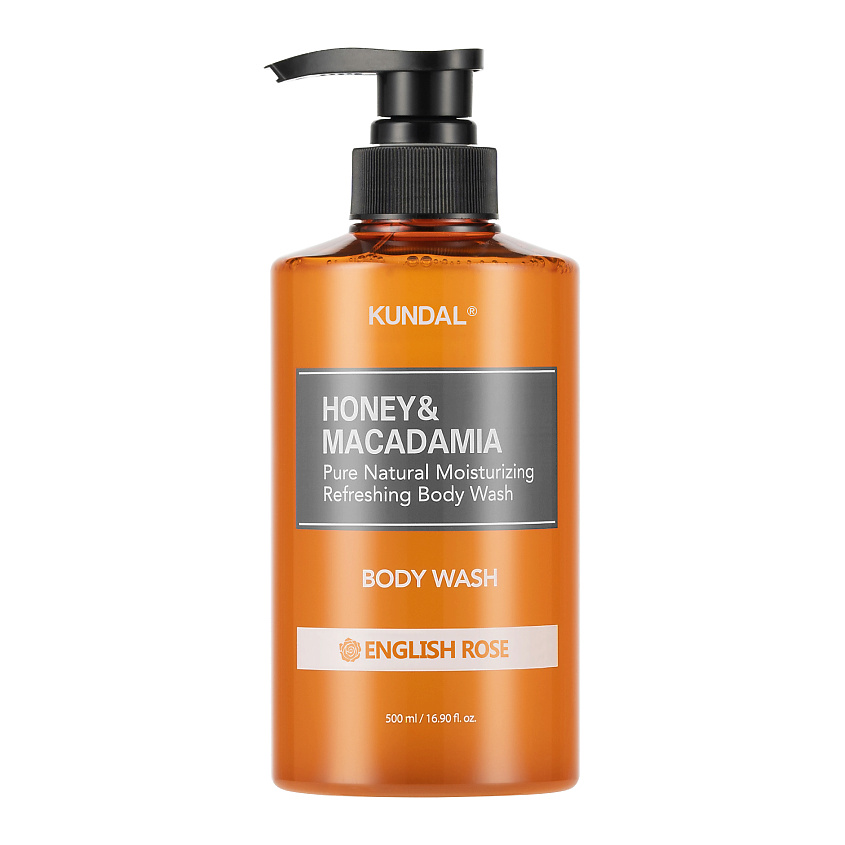 KUNDAL Гель для душа Английская роза Honey & Macadamia Body Wash – фото 1