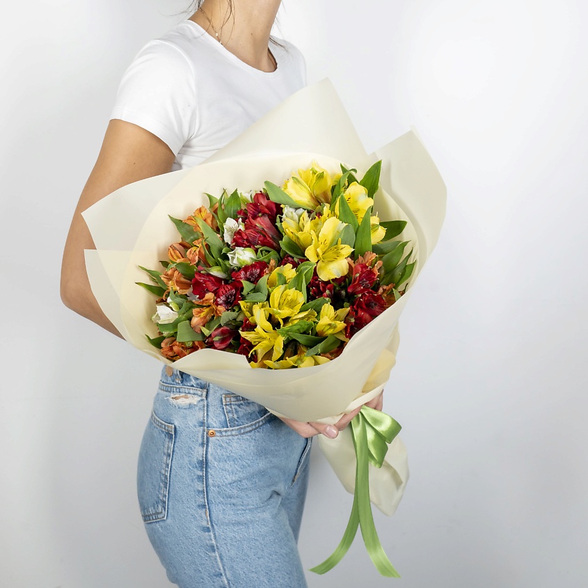 ЛЭТУАЛЬ FLOWERS Букет из Альстромерии 19 шт. – фото 1