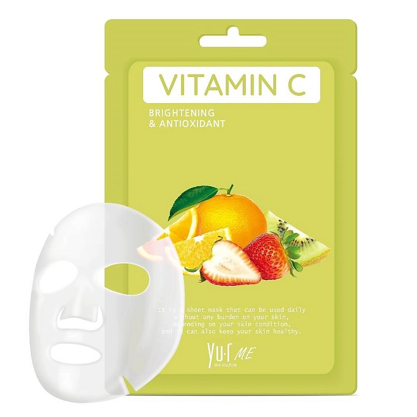 YU.R Тканевая маска для лица с витамином С ME Vitamin C Sheet Mask – фото 2