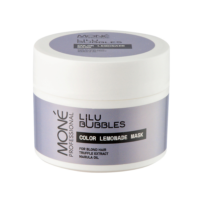 MONE PROFESSIONAL Маска для интенсивного ухода и питания осветленных волос Lilu Bubbles – фото 1