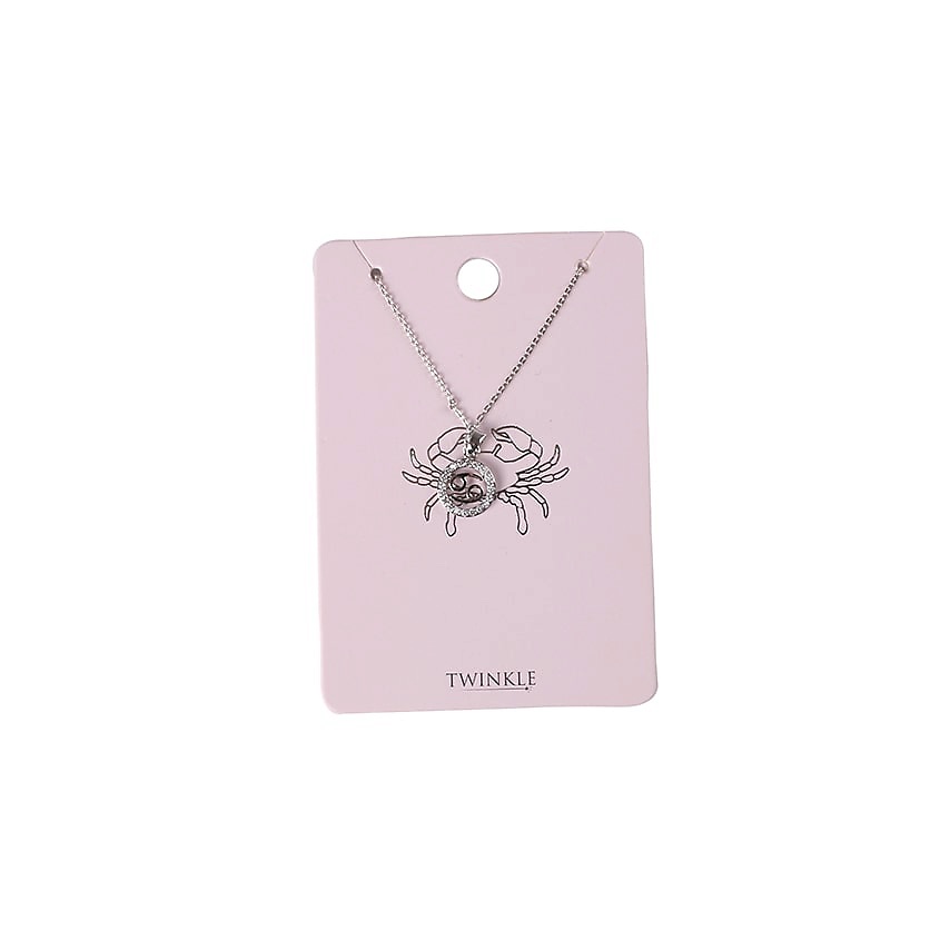 TWINKLE ZODIAC COLLECTION Подвеска с цепочкой "Рак" – фото 2