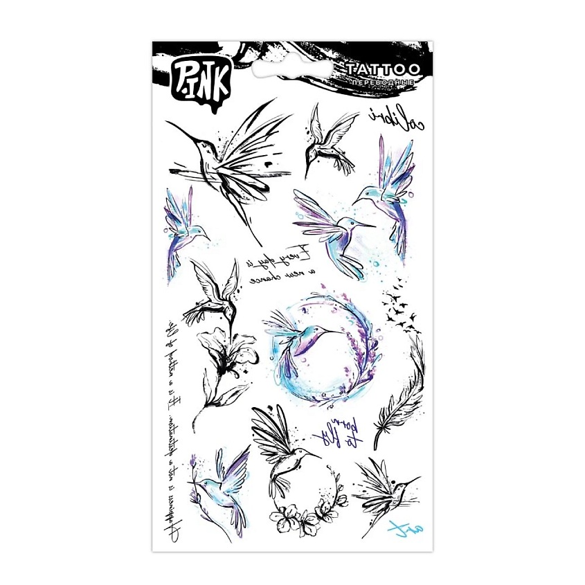 P.INK Наклейки-тату переводные Птицы – фото 2