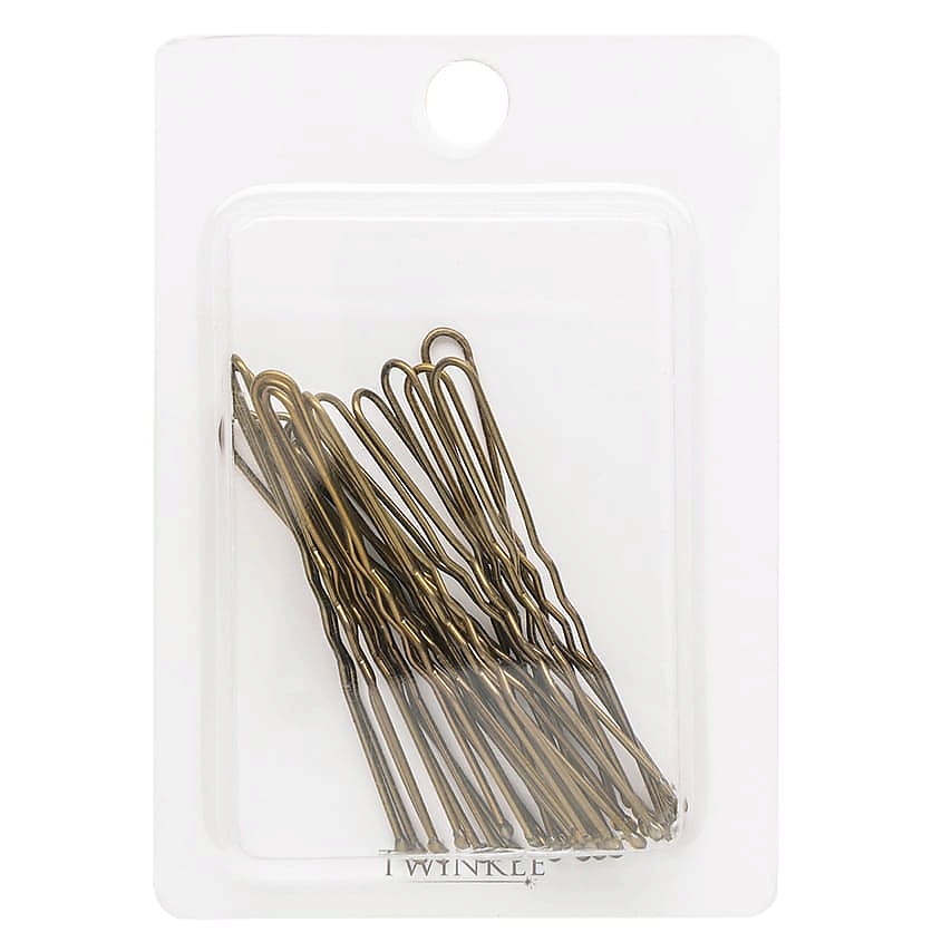 TWINKLE Шпильки для волос BROWN – фото 2