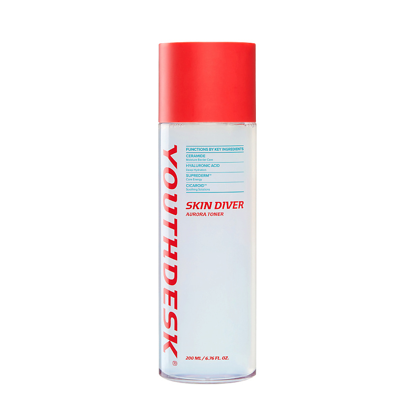 YOUTHDESK Тонер для лица c гиалуроновой кислотой и керамидами Skin Diver Aurora Toner – фото 1