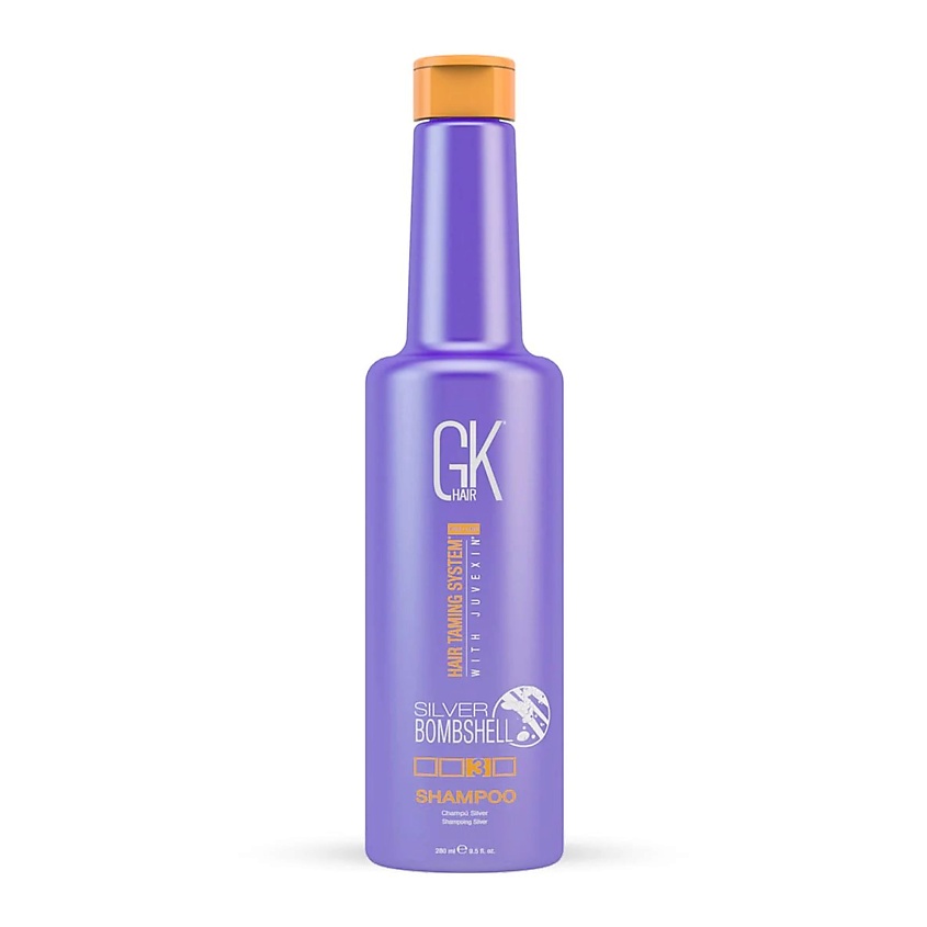 GKHAIR Шампунь оттеночный для волос Silver Shampoo – фото 1