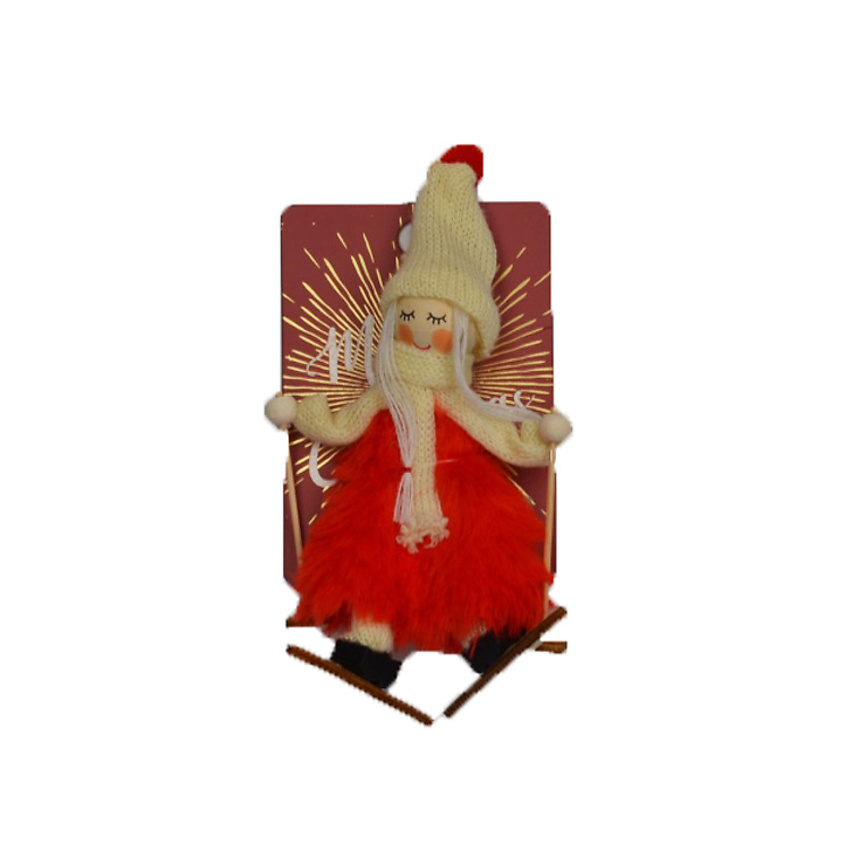 TWINKLE Декоративная ёлочная игрушка GIRL RED – фото 2